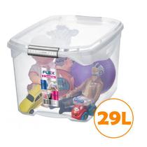 Caixa Organizadora 29l Multiuso Porta Utensílios Closet Roupas Brinquedo - SR941 Sanremo Caixa Organizadora 29l Multiuso Porta Utensílios Closet Roupas Brinquedo - SR941 Sanremo