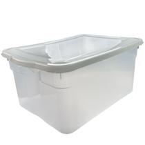 CAIXA ORGANIZADORA 35L 54x37x24CM BIOPRATIKA COM TAMPA 0550