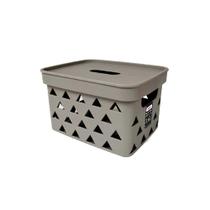 Caixa Organizadora 3,6L Tampa Armazenamento Xplast Entrega Rápida Super