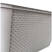 Caixa organizadora 42 litros rattan plástico 28cm/37cm/48,5cm