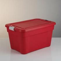 Caixa Organizadora 55L com Tampa e Travas Agraplast Multiuso Ideal para Organização Agraplast 927