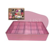 Caixa Organizadora 6,3L Com Divisória Tampa Plástica Oferta