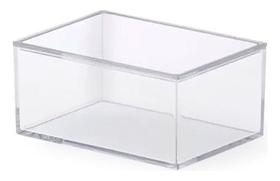 Caixa Organizadora Acessórios Multiuso Acrílico Média Tampa Caixa Organizadora Acessórios Multiuso Acrílico Média Tampa