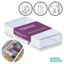 Caixa Organizadora Acrílico Com Tampa Module Empilhável Multiuso Caixa Organizadora Acrílico Com Tampa Module Empilhável Multiuso