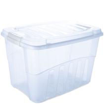 Caixa organizadora alta com tampa Gran Box 56 litros Plasutil ref. 2760