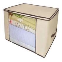 Caixa Organizadora Armário Zíper 45x45x20 Multiuso Dobrável