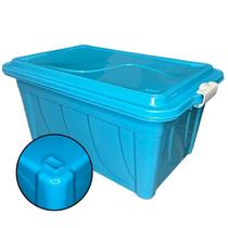 Caixa Organizadora Azul 60 Litros Multiuso Agraplast Caixa Organizadora Azul 60 Litros Multiuso Agraplast
