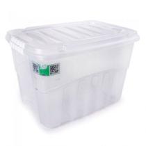 Caixa organizadora Box alta Cristal 56L 2760 - Plasútil Caixa organizadora Box alta Cristal 56L 2760 - Plasútil