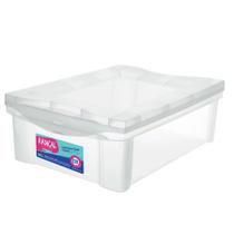 Caixa organizadora box baixa cristal 13,5L - 21001 - Ordene