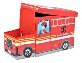 Caixa Organizadora Brinquedos Caminhão Cesto Roupas Dobrável Caixa Organizadora Brinquedos Caminhão Cesto Roupas Dobrável