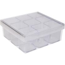 Caixa Organizadora C/09 Divisorias Cristal Caixa Organizadora C/09 Divisorias Cristal