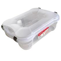 Caixa Organizadora C Travas 13 Litros Multiuso Guarda Roupas Caixa Organizadora C Travas 13 Litros Multiuso Guarda Roupas
