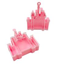 Caixa Organizadora Castelo Rosa Box P Miçanga Bijuterias