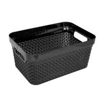 Caixa Organizadora Cesto Decorativo Multiuso Médio 3 Litros