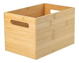 Caixa Organizadora Com Alça De 5,7l Bambu - Linha Keep