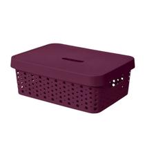 Caixa Organizadora Com Tampa 11 Litros - Usual Utilidades