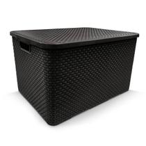 Caixa organizadora com tampa 7 litros - Rattan - Arqplast