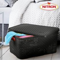 Caixa organizadora com tampa Nitron Preto