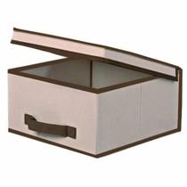 Caixa organizadora com tampa para organização de guarda roupa desmontável empilhavel kangur Caixa organizadora com tampa para organização de guarda roupa desmontável empilhavel kangur