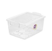 Caixa Organizadora Com Trava 4 L Cristal Ordene
