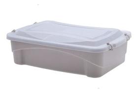 Caixa Organizadora Com Travas Pratic Box 10l Transparente