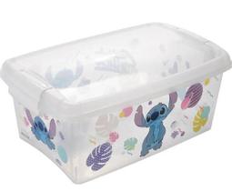 Caixa organizadora com travas Stitch 4,2 litros Plasutil