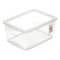 Caixa Organizadora Cristal 7,5l Da Ordene Transparente