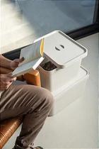 Caixa Organizadora Cube 18 Litros - Bege - Ideal para Organização e Decoração