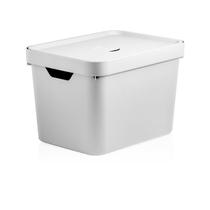 Caixa Organizadora Cube com Tampa Branca M 18 LT CC450