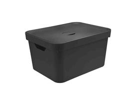 Caixa Organizadora Cube G c/ Tampa Preto OU