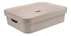 Caixa Organizadora Cube G Com Tampa Alças 16 Litros - Ou CC550