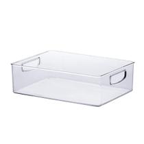 Caixa Organizadora de Armário Gaveta C/ Alça Diamond Cristal Vários Modelos