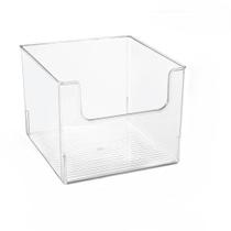 Caixa organizadora de armazenamento de brinquedos MDesign Square Plastic com 4 caixas