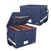 Caixa organizadora de arquivos ENGPOW à prova de fogo e com trava, 39 x 31 x 25 cm Caixa organizadora de arquivos ENGPOW à prova de fogo e com trava, 39 x 31 x 25 cm