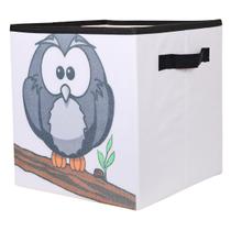 Caixa Organizadora de Brinquedos Estampada 28x30x28cm- ESTAMPA: CORUJA Caixa Organizadora de Brinquedos Estampada 28x30x28cm- ESTAMPA: CORUJA