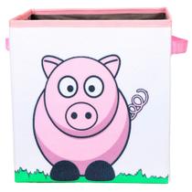 Caixa Organizadora de Brinquedos Estampada 28x30x28cm- ESTAMPA: PORQUINHO Caixa Organizadora de Brinquedos Estampada 28x30x28cm- ESTAMPA: PORQUINHO