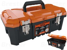 Caixa Organizadora De Ferramentas Tática 18,3" Laranja Metasul