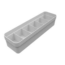 Caixa Organizadora de Gaveta Martiplast Colmeia Logic P de Plástico Branco Multiuso 35x10x7,5cm