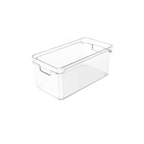 Caixa Organizadora De Geladeira Armário Clear Ou 30x15x13 Cm