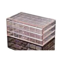 Caixa Organizadora De Joias De Grande Capacidade Com 3 Camadas E 72 Compartimentos Para Anéis, Caixa Organizadora De Joias De Grande Capacidade Com 3 Camadas E 72 Compartimentos Para Anéis,