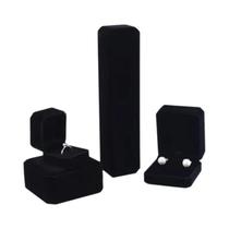 Caixa Organizadora De Joias Em Veludo Octogonal Para Anéis, Colares E Brincos, Caixa De Presente De