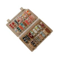 Caixa Organizadora De Maquiagem Transparente De Grande Capacidade Para Nail Art, À Prova De Poeira,