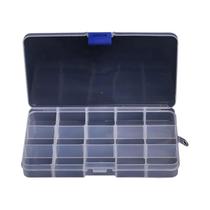 Caixa Organizadora De Plástico Com Divisórias Ajustáveis 10 15 24 36 Compartimentos Para