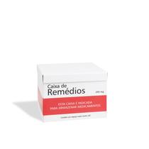 Caixa Organizadora De Remédios Tarja Vermelha Geguton