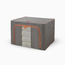 Caixa Organizadora De Roupas Multiuso Dobrável - Cinza