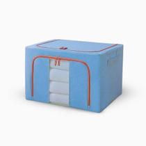 Caixa Organizadora De Roupas Multiuso Dobrável - design em cor Azul