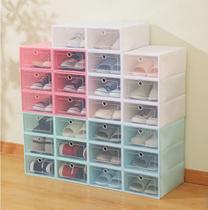 Caixa Organizadora De Sapatos Calçados Montável Colorida Com Tampa Multiuso Dobrável