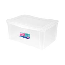 Caixa Organizadora Decorativa Grande 65 L Com Trava Cristal