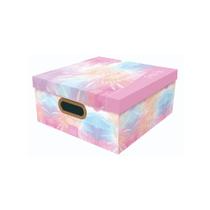 Caixa Organizadora Dello 35x35x16cm Tie Dye SunnyDay Sun Caixa Organizadora Dello 35x35x16cm Tie Dye SunnyDay Sun