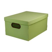 Caixa Organizadora Dello 38X29X18,5cm Linho Verde Pastel